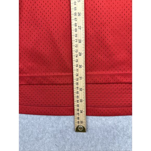 Big Ben Wallace 3 Vintage #3 Detroit Pistons Red Mesh Basketball Jersey (XL) - Picture 4 of 12